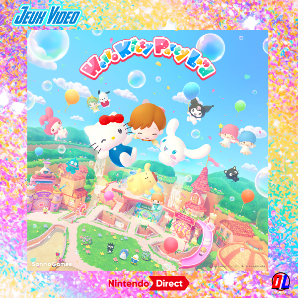 Hello Kitty Party Land : le premier jeu Sanrio sur Nintendo Switch débarque le 29 Octobre 2026