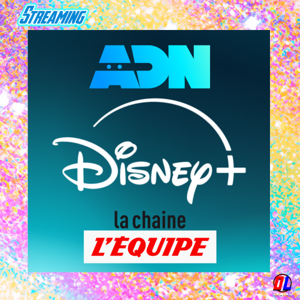 Disney+ France officialise un partenariat avec ADN et L’Équipe : sport en direct, catalogue d’anime massif et arrivée de Naruto