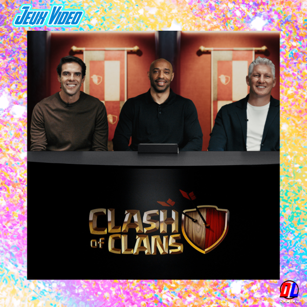 Clash of Clans relance son chat général avec Thierry Henry, Kaká et Schweinsteiger dans une campagne football spectaculaire
