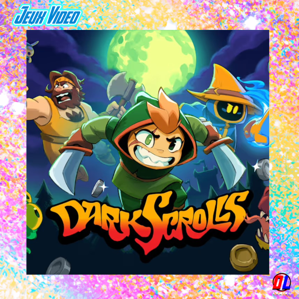 Dark Scrolls est disponible sur PC et Nintendo Switch : le nouveau roguelite de Devolver Digital débarque avec 9 héros déjantés
