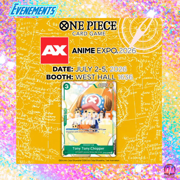 One Piece Card Game s’invite à l’Anime Expo 2026 : exposition historique, boutique exclusive et cartes promotionnelles au programme