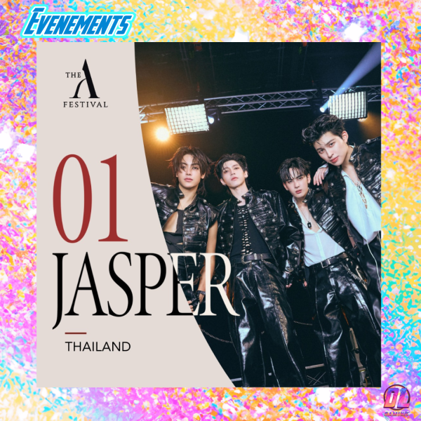 The A Festival 2026 à Paris : le nouveau grand rendez-vous de la culture asiatique dévoile Jasper en tête d’affiche