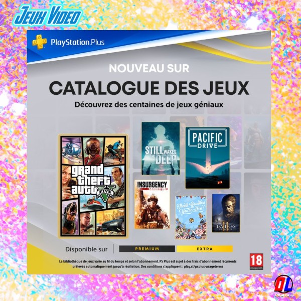 PlayStation Plus Extra et Premium Novembre 2025