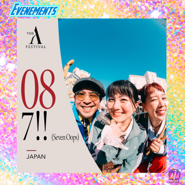 The A Festival 2026 : 7!! (Seven Oops), le groupe de l'opening culte de Naruto Shippuden, sera en concert à Paris