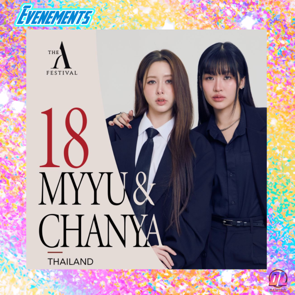 The A Festival 2026 à Paris : Chanya Amarit Duval et Myyu Khawisara Singplod, le duo GL de Me Mind Y, annoncé en octobre