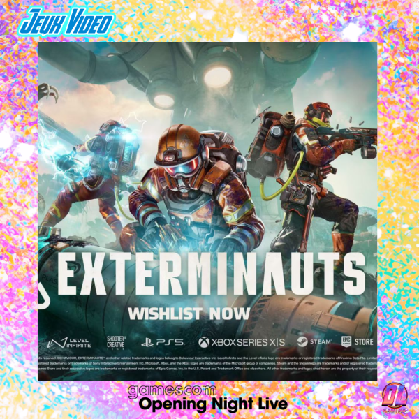 Gamescom 2026 : Level Infinite et Behaviour Interactive dévoilent Exterminauts, un shooter coopératif PvE explosif