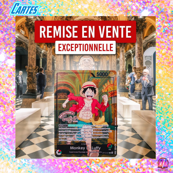 One Piece au Musée Grévin : les billets Visité + Carte reviennent aujourd’hui 