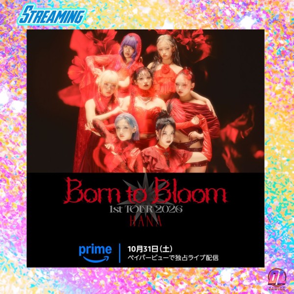 HANA : le concert Born to Bloom sera diffusé en direct sur Prime Video le 31 Octobre