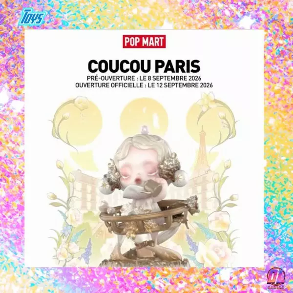 POP MART Paris Haussmann : le flagship ouvre le 12 septembre 2026