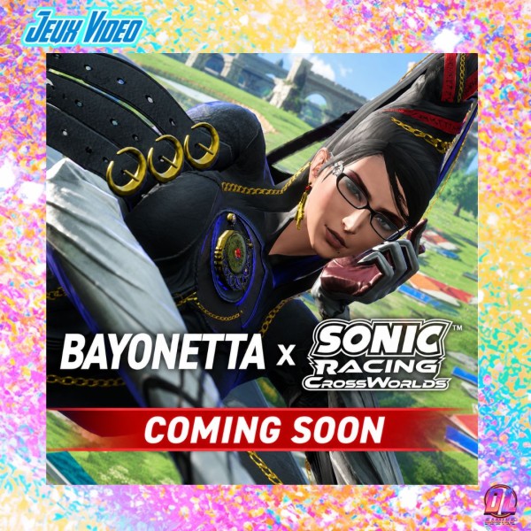 Sonic Racing: CrossWorlds annonce l’arrivée de Bayonetta comme nouveau personnage gratuit