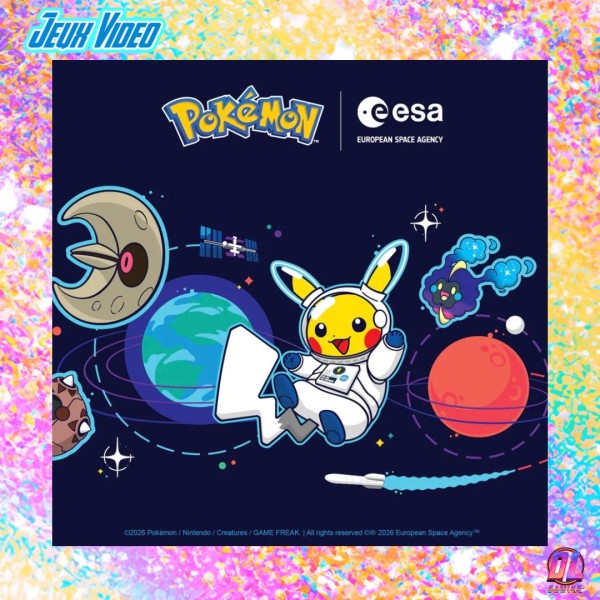 Pokémon x ESA : Pikachu devient astronaute et une exposition européenne arrive dès octobre