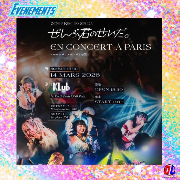 Zenbu Kimi no Sei da en Concert à Paris