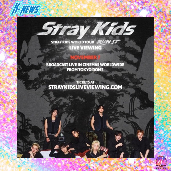 Stray Kids : le concert RUN IT au Tokyo Dome sera diffusé au cinéma dans le monde entier