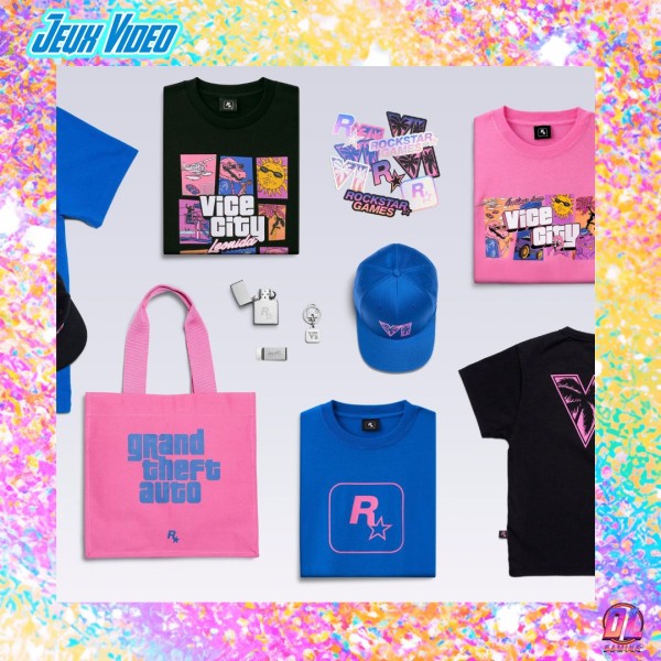 Grand Theft Auto VI : Rockstar lance sa nouvelle collection officielle de vêtements et objets collector